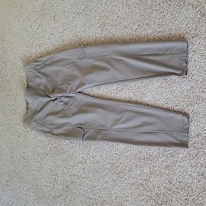 Athleta ankle cargo pants, size 6, stone gray